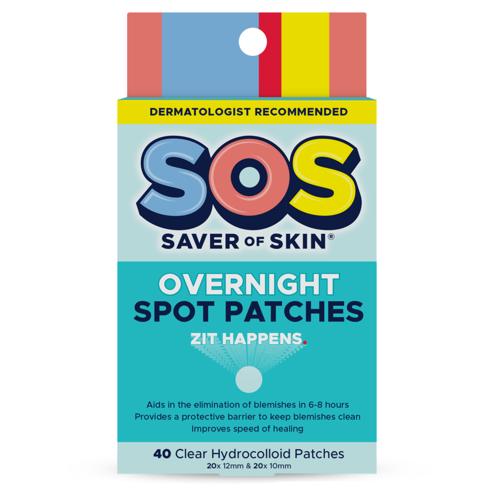 SOS_R_Overnight Spot Patch 40 CT_Front_No Background